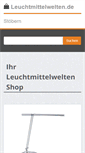 Mobile Screenshot of leuchtmittelwelten.de
