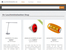 Tablet Screenshot of leuchtmittelwelten.de